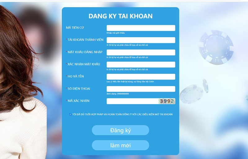 Hướng dẫn cách đăng ký 123B